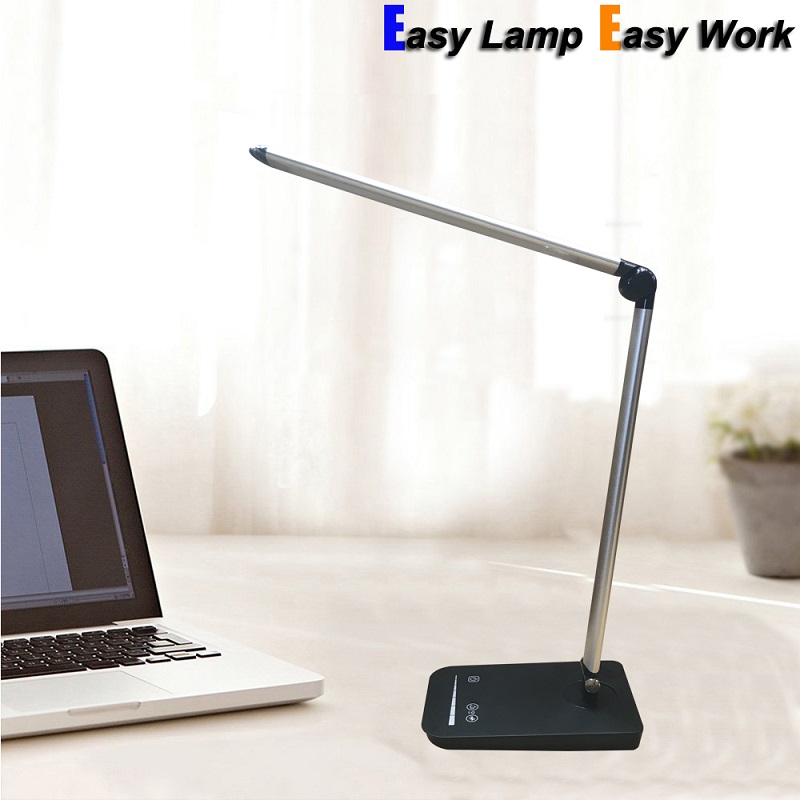 582sc Leds Touch Dimmable Office Table Led Desk Lamp with battery