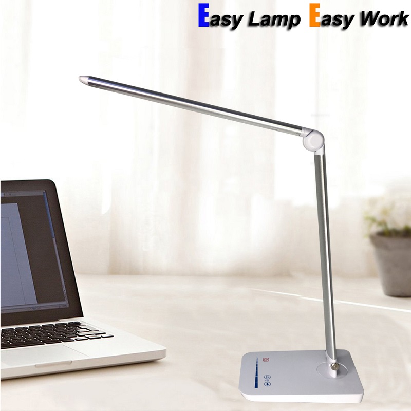 582sc 8W Adjustable Led Table Reading Light Folding Led Desk Lamp rechargeable