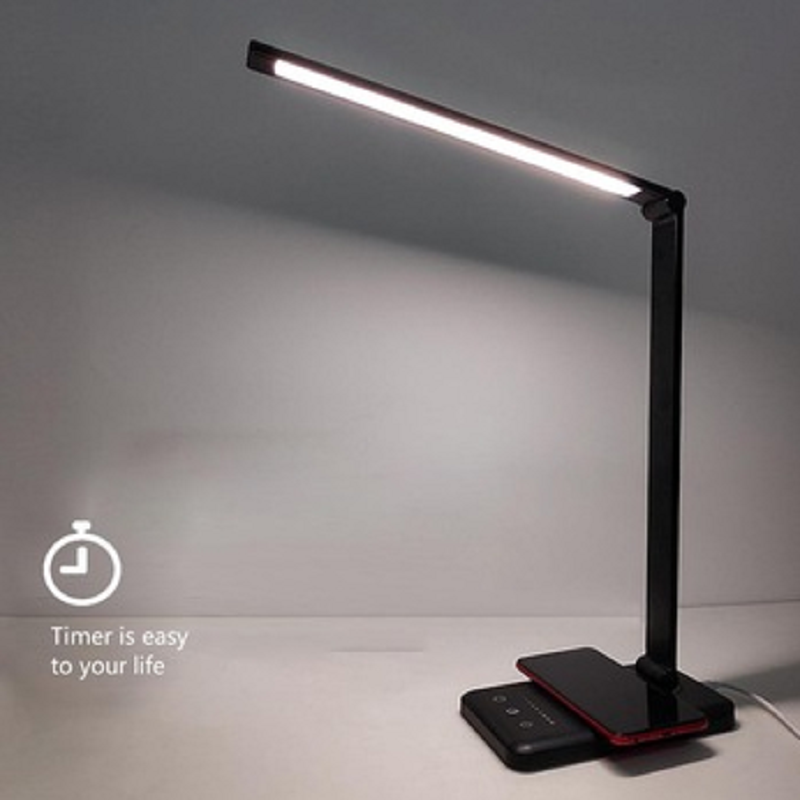 585SW Wireless Charging desk lamp Rotatable Flexible led desk lamp