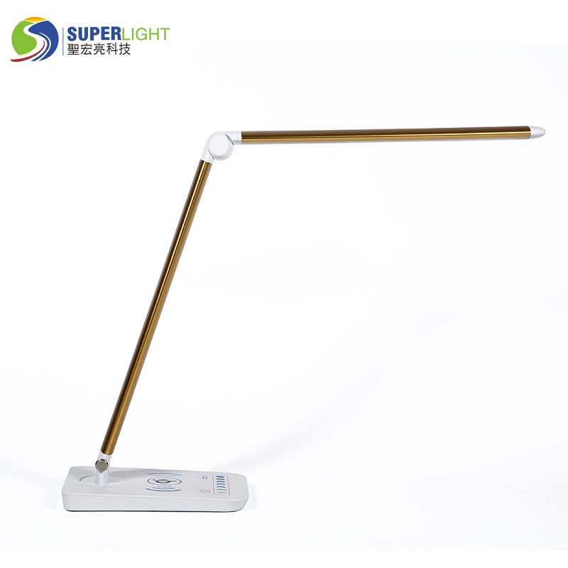 589sw dimmable desk lamp with Wireless Charging function 8w 3000k 90ra