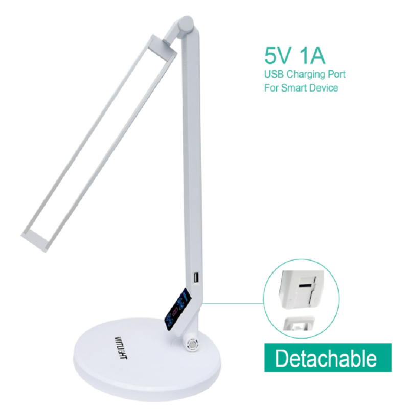 185 Creative charging led desk lamp bedside desk bedroom student learning desk lamp LOGO custom