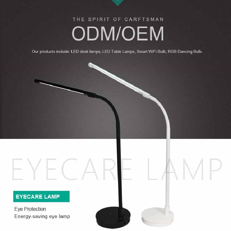 518 led Desk Reading Study Lamp Computer Light with USB Port Flexible Gooseneck Eye Care lamp