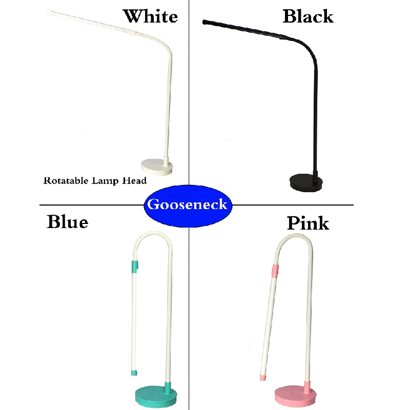 518 USB Operated Magnet Dimmable LED Work Table Reading Light Workshop Lamp Adjustable Gooseneck Daylight 5000K